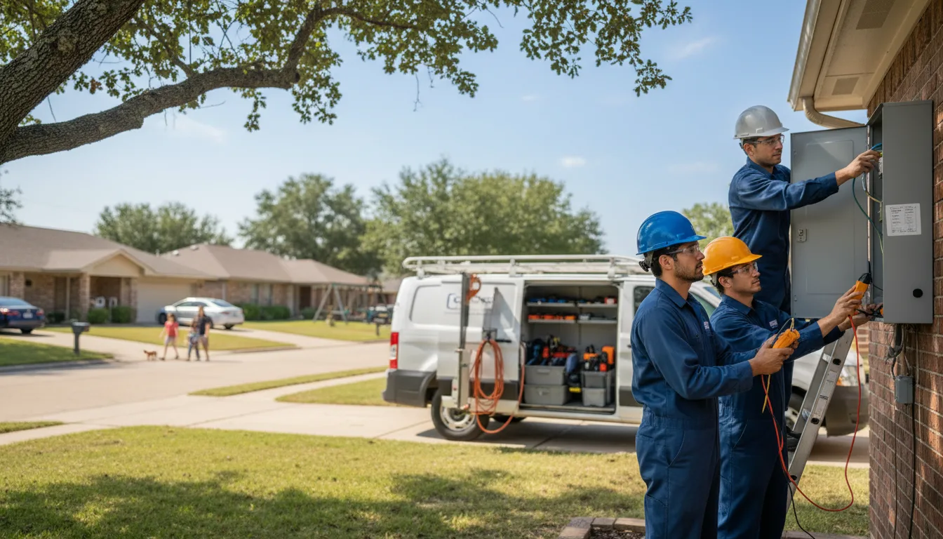 Certified electrician providing emergency electrical services in Poplar Grove, IL